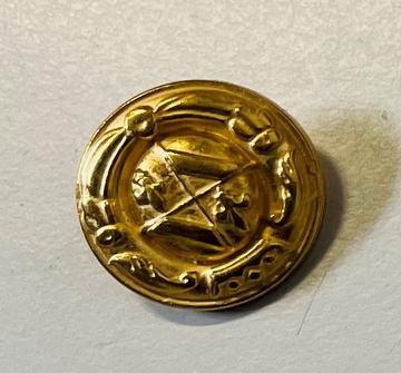 Button Metal 21mm, Goldcolour with Coat of ArmsX